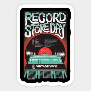 Vintage Vinly Storeday Sticker